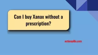 Can I buy Xanax without a prescription_