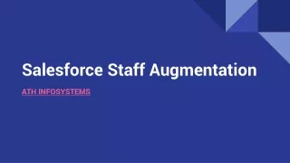 Salesforce Staff Augmentation