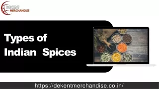 Types of Indian Spices.PPT