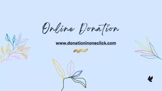 online donation