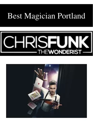 best magician portland