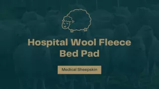 Hospital Wool Fleece Bed Pad 30 x 60 F103C