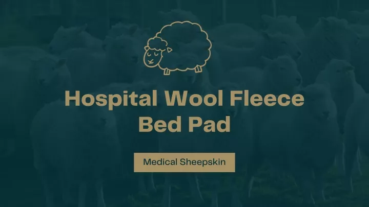 hospital wool fleece bed pad