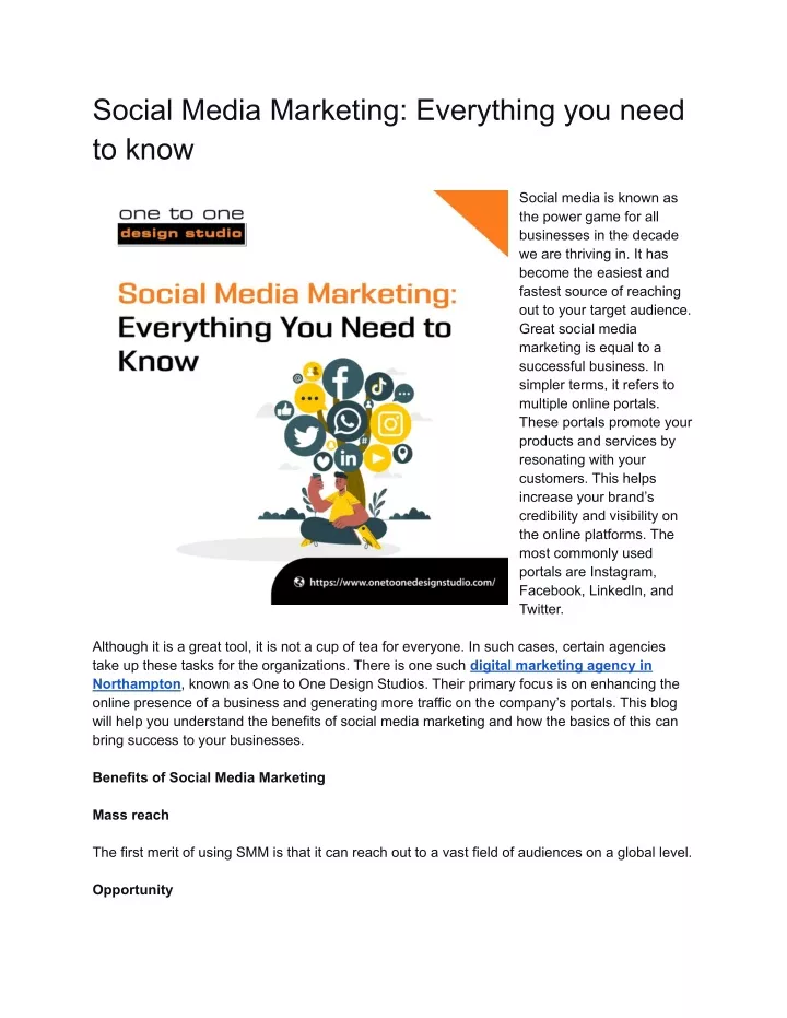 social media marketing everything you need to know