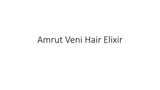Amrut Veni Hair Elixir for Men