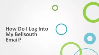 how do i log into my bellsouth email