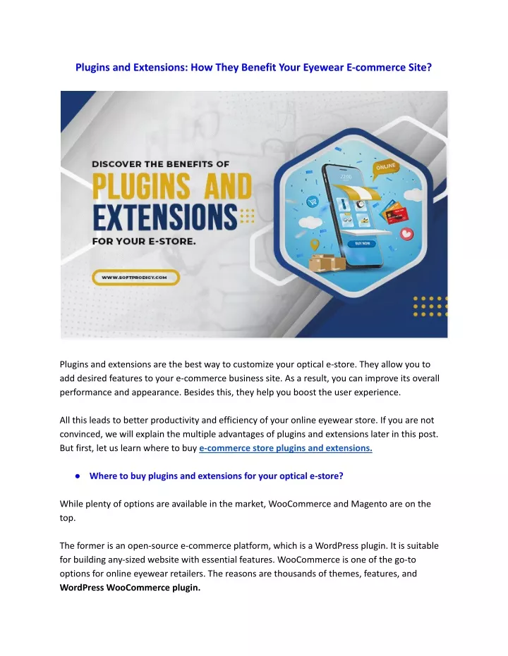 plugins and extensions how they benefit your