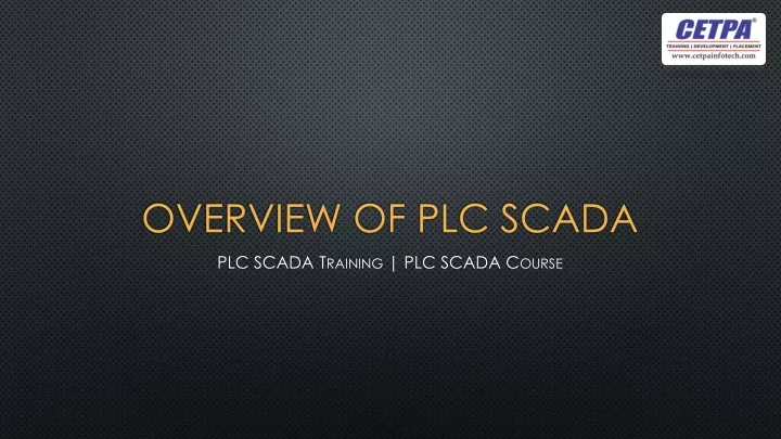 overview of plc scada