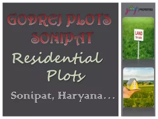 Godrej Plots Sonipat | Residential Plots in Sonipat Haryana