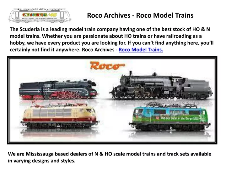 roco archives roco model trains