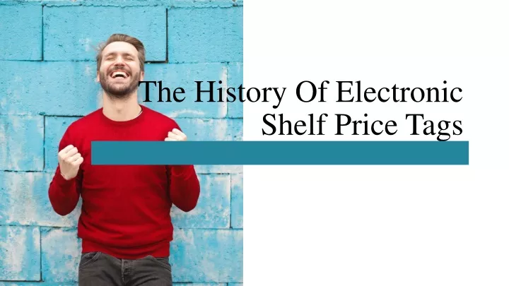 the history of electronic shelf price tags