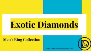 Best Men's Ring collection at Exotic Diamonds