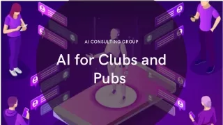 Improving customer experience in pubs and clubs with AI