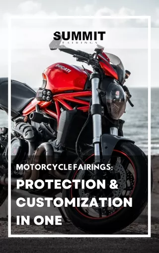 Motorcycle Fairings: Protection and Customization in One