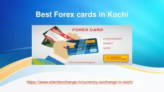 Forex card in Kochi