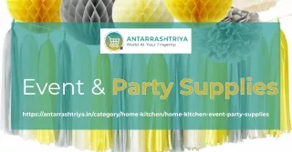 Best Online Shopping Platform for Event & Party Supplies