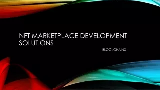 nft marketplace development solutions