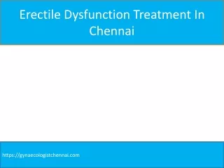 erectile dysfunction treatment in chennai