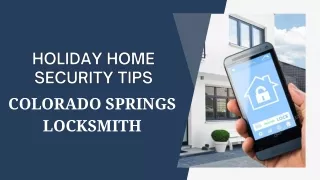 Holiday Home Security Tips