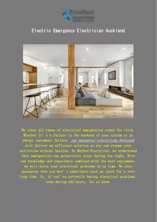 Electric Emergency Electrician Auckland