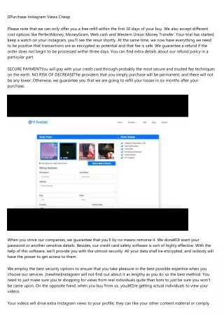 purchase instagram views cheap