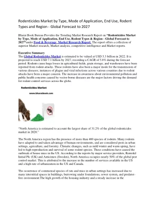 rodenticides market by type mode of application