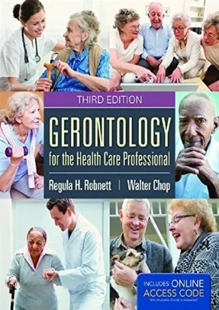 DOWNLOAD Gerontology for the Health Care Professional