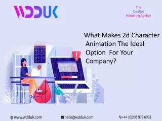 what makes 2d character animation the ideal option for your company
