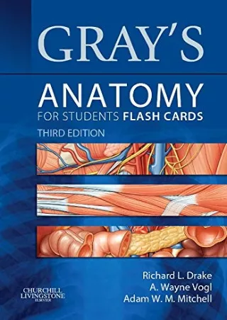 DOWNLOAD Gray s Anatomy for Students Flash Cards with STUDENT CONSULT Online