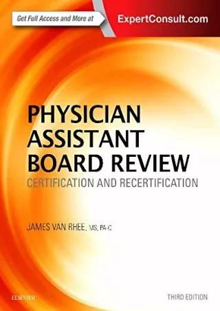 DOWNLOAD Physician Assistant Board Review Certification and Recertification
