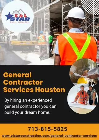 General Contractor Services Houston | E & L Star Construction