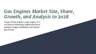 gas engines market size share growth and analysis to 2028