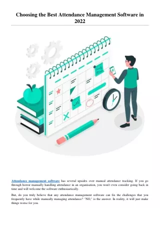choosing the best attendance management software