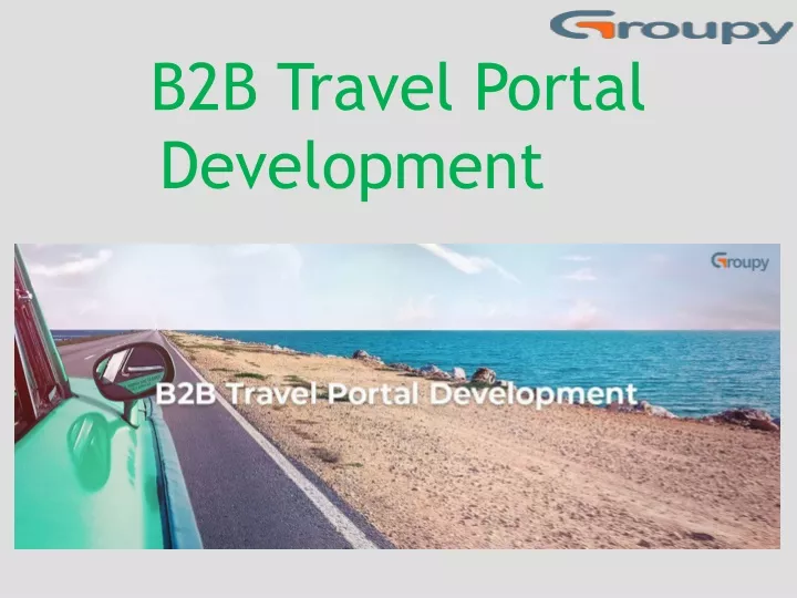 b2b travel portal development