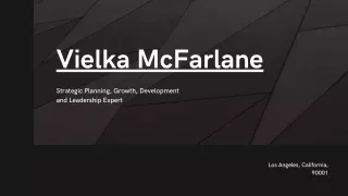 About Vielka McFarlane