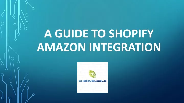 a guide to shopify amazon integration