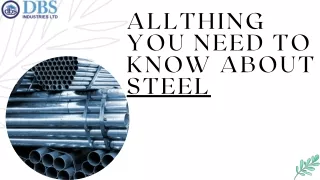 allthing you need to know about steel