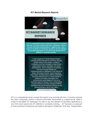 i ct market research reports