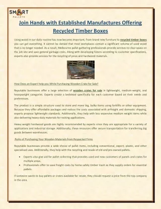 join hands with established manufactures offering