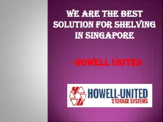 Shelving in Singapore