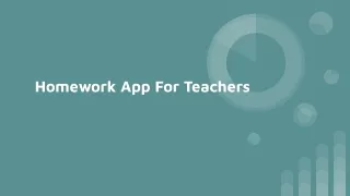 homework app for teachers
