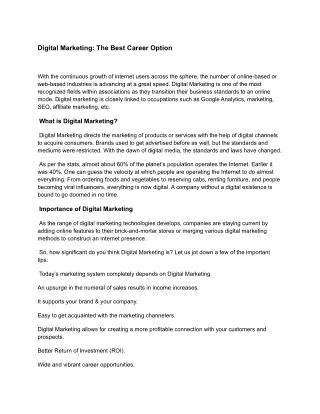 Digital Marketing_ The Best Career Option