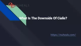 what is the downside of cialis