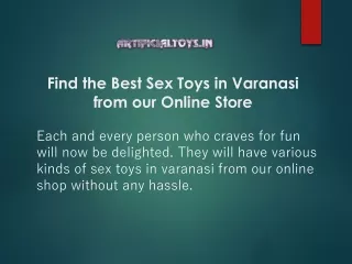 Sex Toys In Varanasi | Call  919716804782