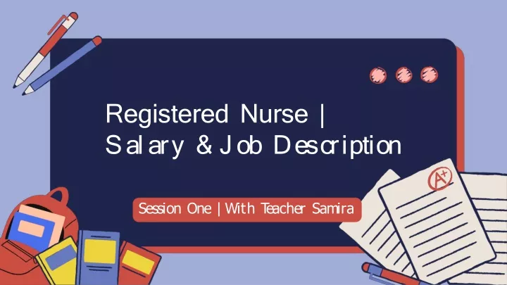registered nurse