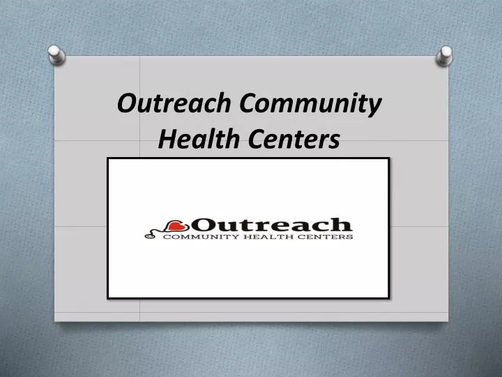 outreach community health centers