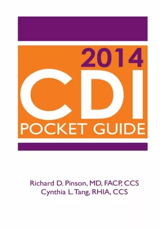 EBOOK The 2014 CDI Pocket Guide