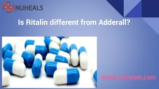 Is Ritalin different from Adderall