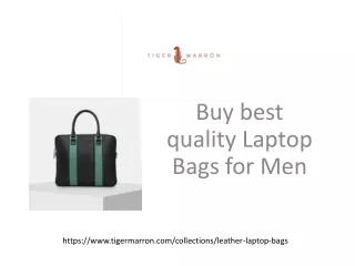 Laptop Bags- Tiger Marron