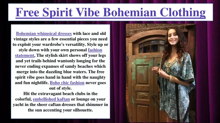 free spirit vibe bohemian clothing